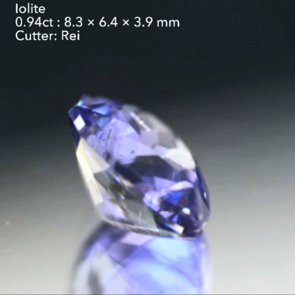 肉眼では見えない“そばかすインクル”が可愛いファンシーペアシェイプ✨アイオライト0.94ct💎レイちゃん作品👍GTJ名物【HPオークション】こちらはクーポンはごめんなさい🙏