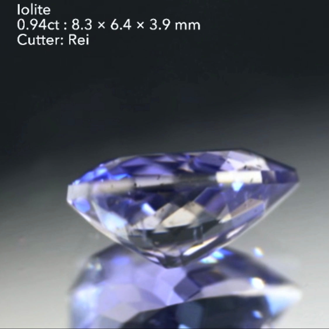 肉眼では見えない“そばかすインクル”が可愛いファンシーペアシェイプ✨アイオライト0.94ct💎レイちゃん作品👍GTJ名物【HPオークション】こちらはクーポンはごめんなさい🙏