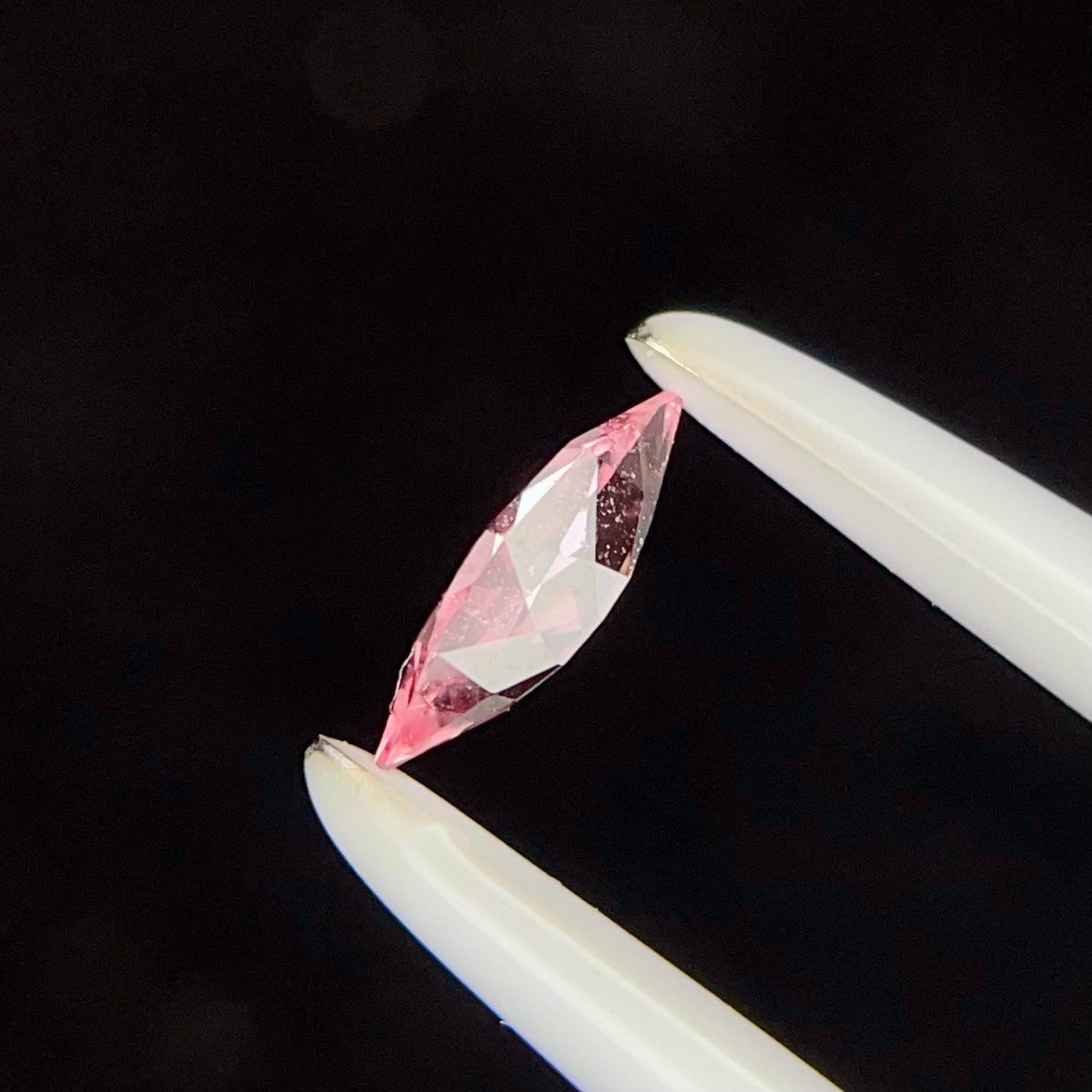 可憐なマーキスに花蓮なピンク🪷✨パパラチァサファイア0.133ct ピアッちゃん作品
