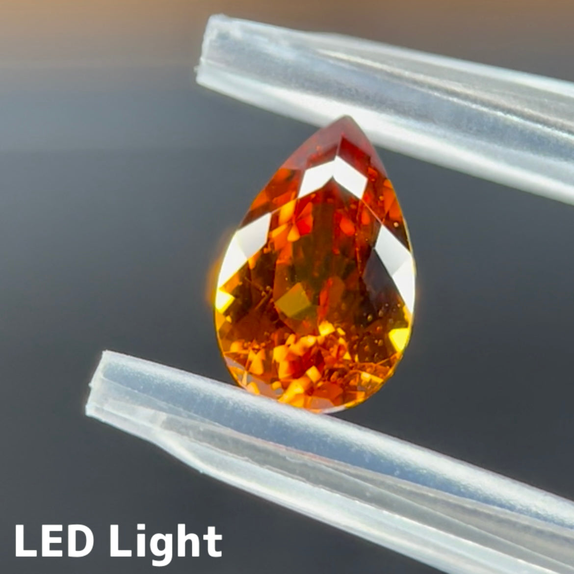 【お客様専用ページ】スペサタイトガーネット 0.98 ct、ルースケース小5個