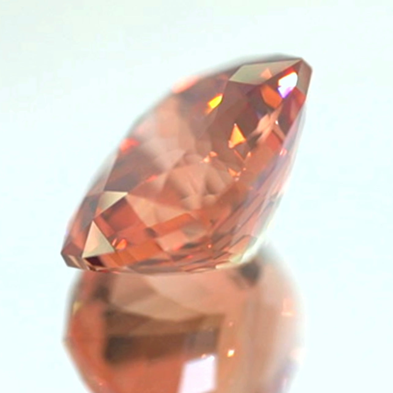 超美色シェリー系オレンジ✨大粒コンゴ産アンデシン5.989ct💎1/23スタート〜2/23終了🤣 ピアッちゃん作品🎁