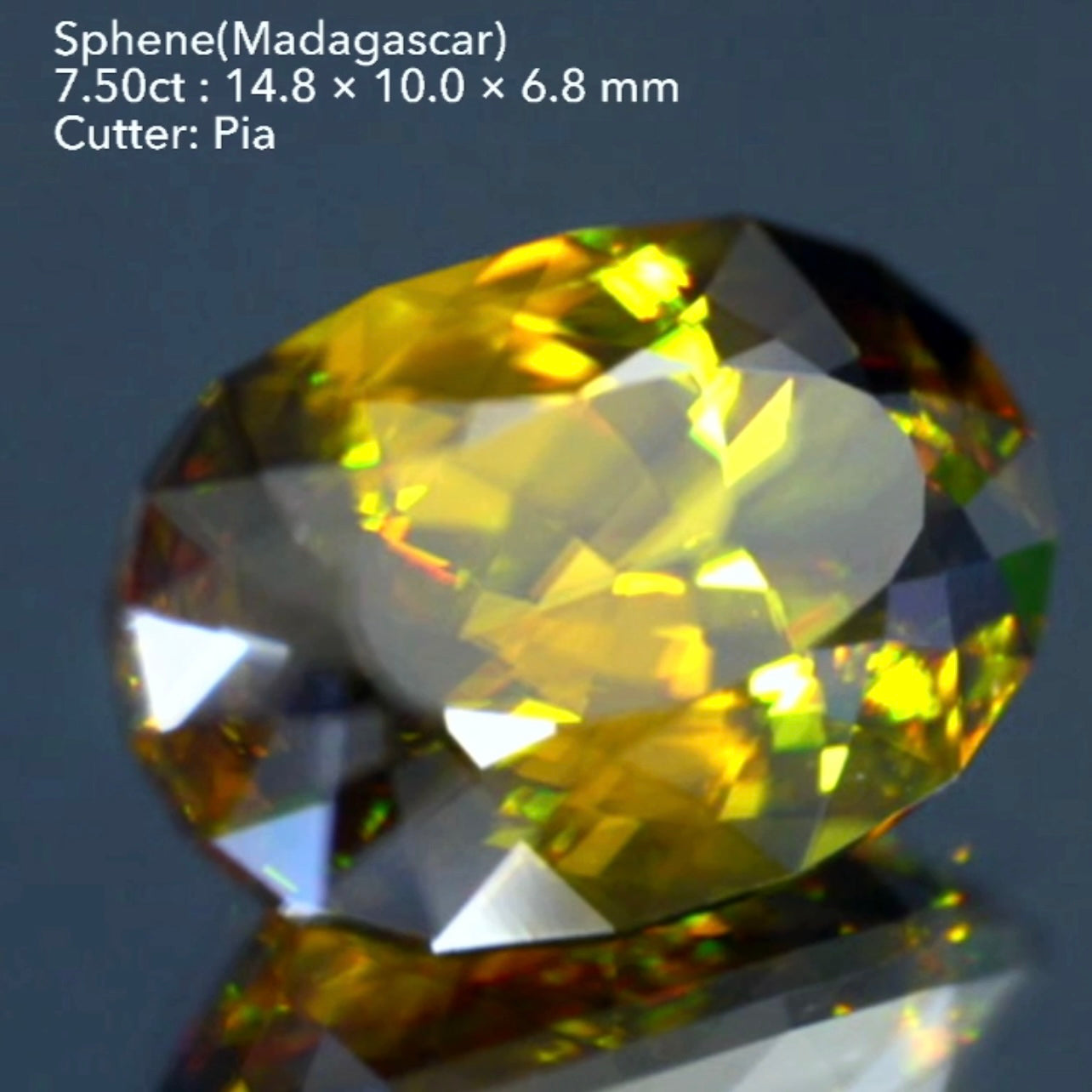 【SOLD OUT】大粒な渋沢スフェーン❗️マダガスカル産7.50ct💎ピアッちゃん作品✨こちらはお問合せ一番乗り特価でご紹介です♪