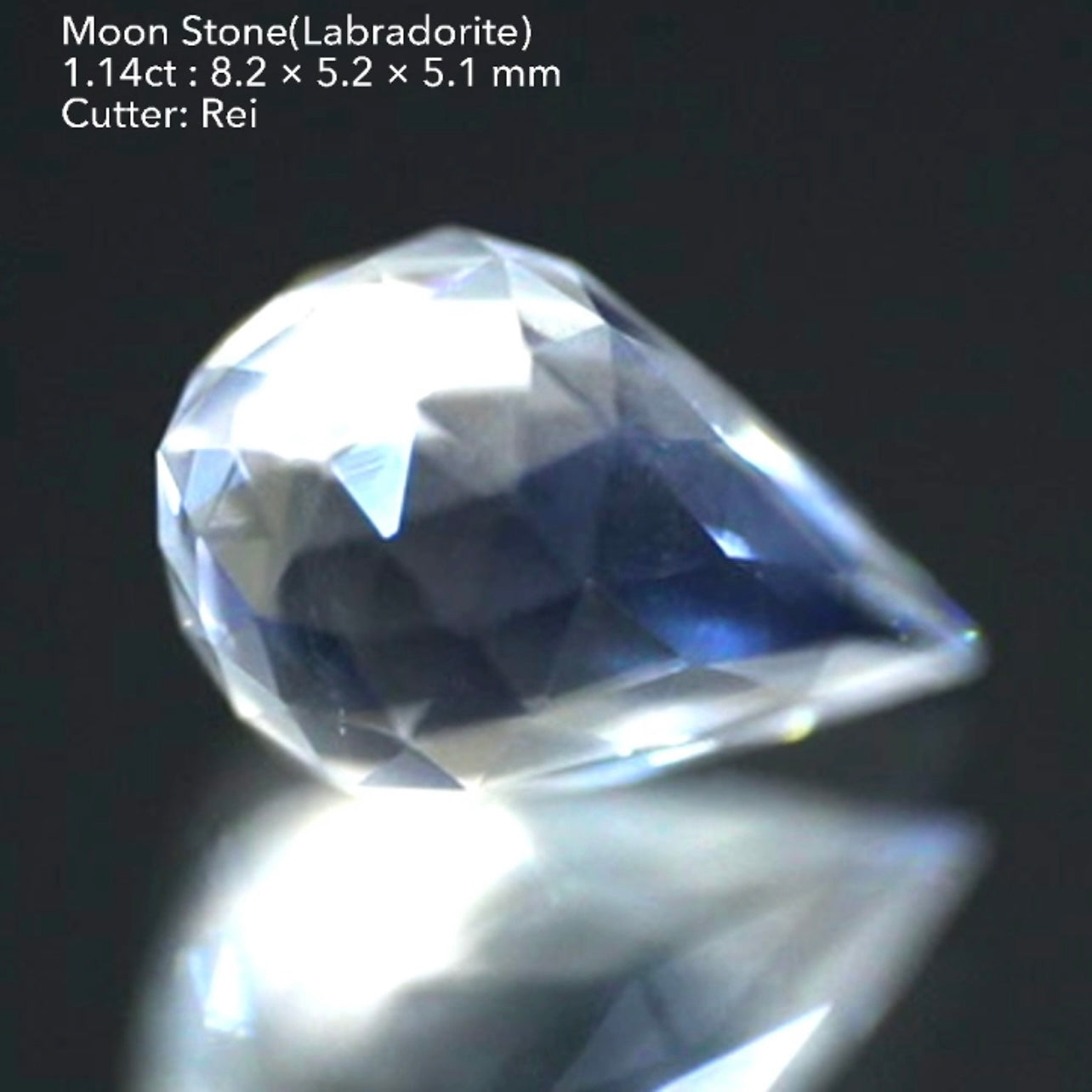 【SOLDOUT】ZB利用OK👌🏻 美しいブリオレット❤︎ムーンストーン1.14ct ✨レイちゃん作品💖3/29チハルームご紹介作品💖