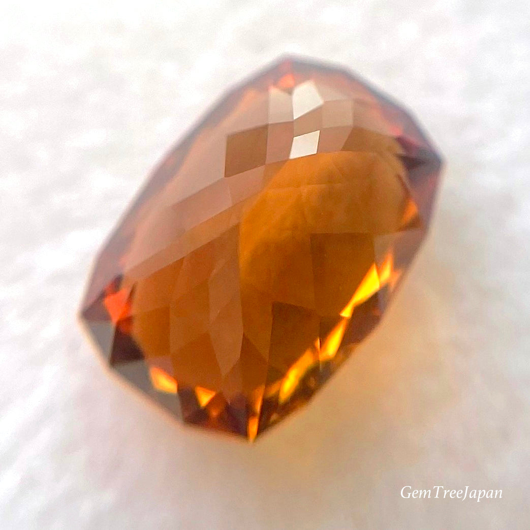 美しき「オレンジゴールド」の煌めき✨ファンシーカットジルコン 1.00ct💎 レイちゃん作品👍今なら『クーポン or ZB』のご利用もOK❗️