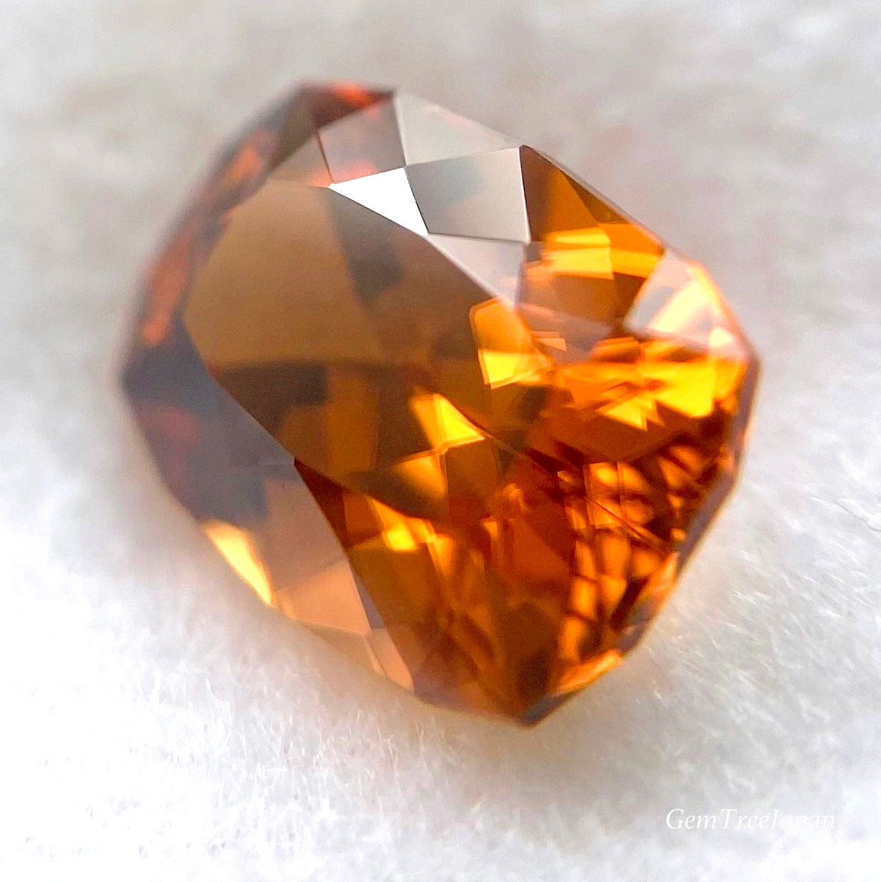 美しき「オレンジゴールド」の煌めき✨ファンシーカットジルコン 1.00ct💎 レイちゃん作品👍今なら『クーポン or ZB』のご利用もOK❗️