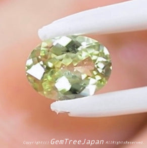 グリーン混じりのレアカラー👍めちゃめちゃキレイなジルコン1.073ct✨ピアッちゃん作品💎7/2youtubeライブご紹介作品