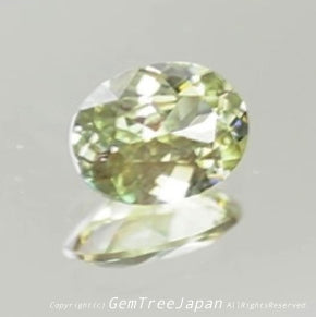 グリーン混じりのレアカラー👍めちゃめちゃキレイなジルコン1.073ct✨ピアッちゃん作品💎7/2youtubeライブご紹介作品