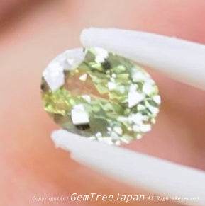 グリーン混じりのレアカラー👍めちゃめちゃキレイなジルコン1.073ct✨ピアッちゃん作品💎7/2youtubeライブご紹介作品