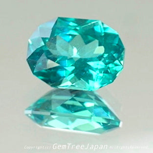 わずかなグリーンがよりネオンを増長させます✌️ファンシーオーバルアパタイト 1.07ct✨レイちゃん作品💎6/19LIVE配信「朝からLIVE三昧DAY第1部」より