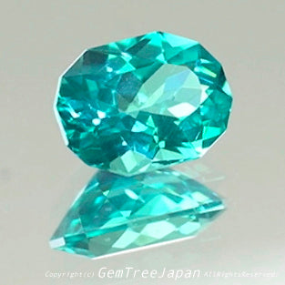 わずかなグリーンがよりネオンを増長させます✌️ファンシーオーバルアパタイト 1.07ct✨レイちゃん作品💎6/19LIVE配信「朝からLIVE三昧DAY第1部」より