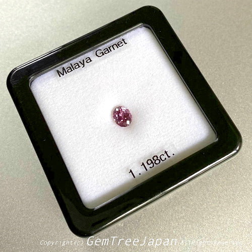 ファイアー煌めくロゼ系マラヤガーネット(ウンバライト)1.198ct✨GemTreeLive特別企画💎&リニューアル前SALE🔮 ウンバトリオ3個おまとめ33%OFF❗️3色のマラヤをご紹介🎤サクッとお昼Live配信☀️"GemTreeLive⚡️"