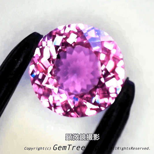 「アディダス“再生”工場」非加熱パパラチァサファイア編1.30ct→両面ギラの1.19ctで完成👌