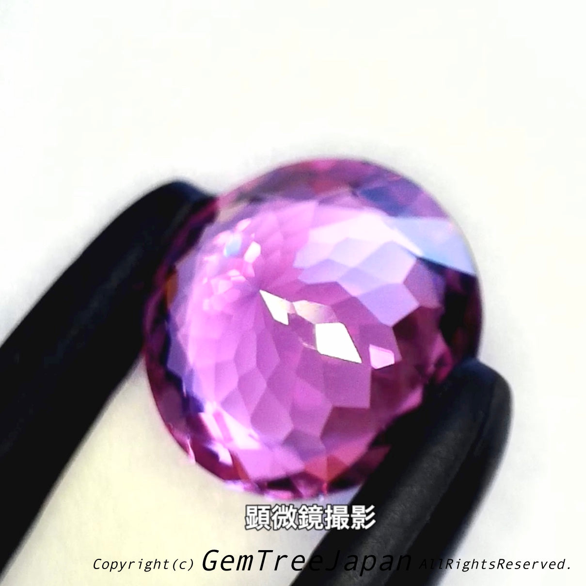 「アディダス“再生”工場」非加熱パパラチァサファイア編1.30ct→両面ギラの1.19ctで完成👌