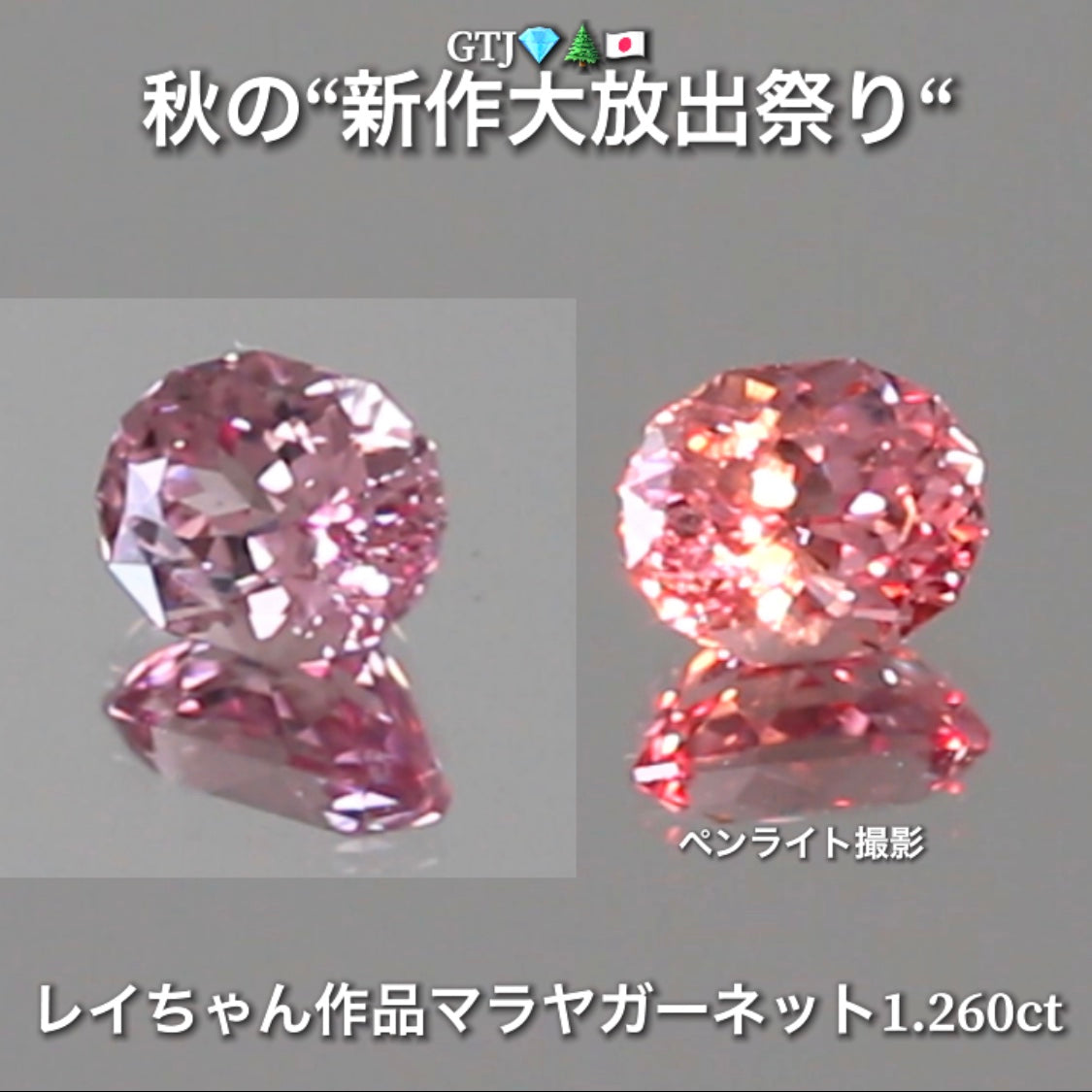 もはや説明不要の美しさ💎✨レイちゃん作品マラヤガーネット1.260ct❗️ファンシーオーバルversion👍秋の“新作大放出祭り🍁”