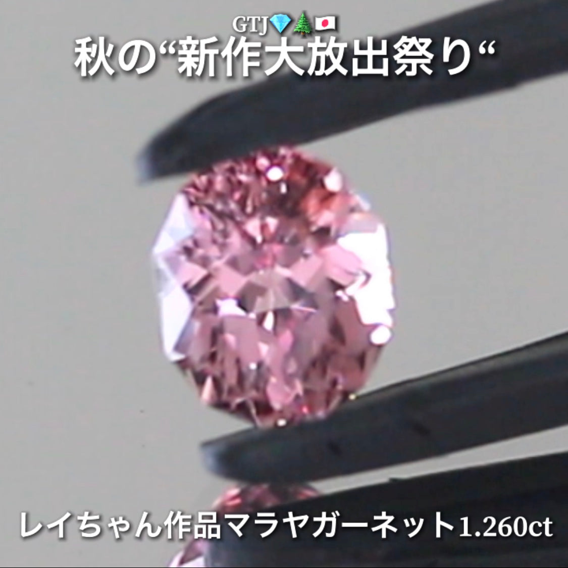 もはや説明不要の美しさ💎✨レイちゃん作品マラヤガーネット1.260ct❗️ファンシーオーバルversion👍秋の“新作大放出祭り🍁”