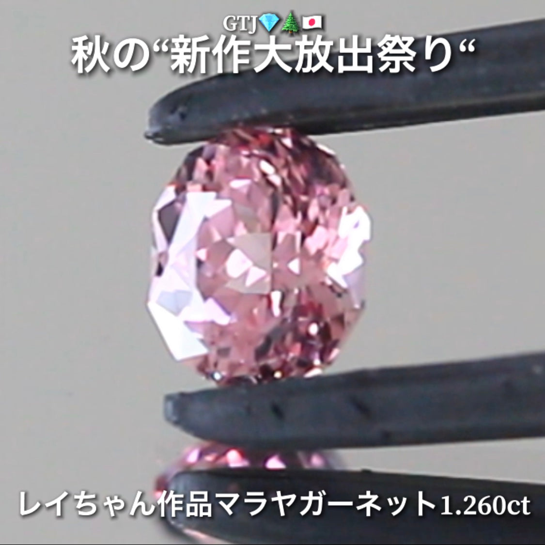 もはや説明不要の美しさ💎✨レイちゃん作品マラヤガーネット1.260ct❗️ファンシーオーバルversion👍秋の“新作大放出祭り🍁”