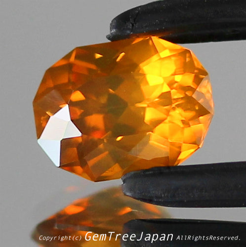 見入ってしまうネオン感とトロミ感✨レイちゃん(枝野)作品💎オレンジ系ジルコン1.388ct👍【到着したての興奮特価】冷静さを取り戻し次第、通常価格へ変更😅
