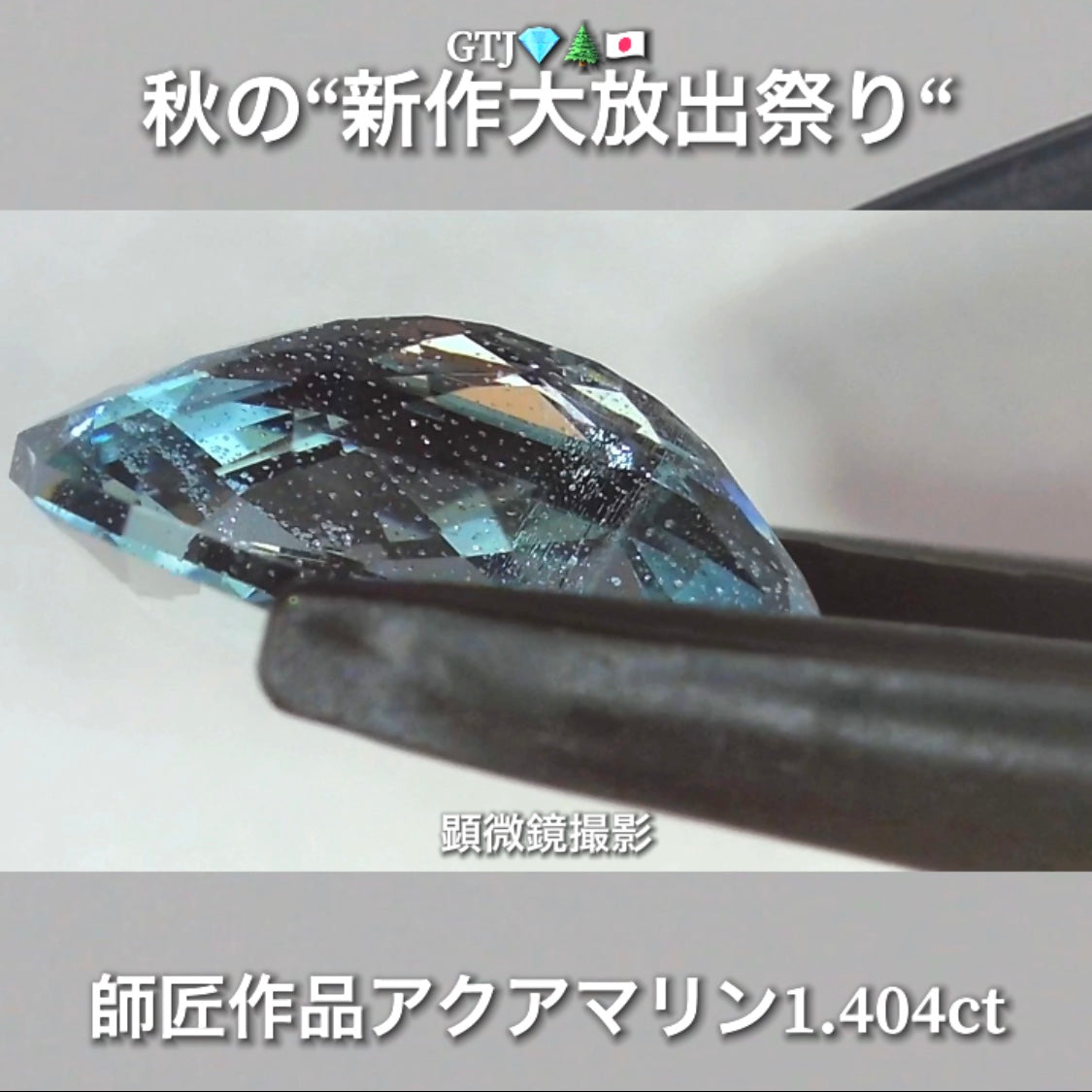 お家時間を楽しく“オークションDAY”💎続いては師匠作品レアな美色ベリル1.404ct✨秋の“新作大放出祭り🍁”今回も時短versionでの開催です❗️ 本日「21時00分終了」となります⏰