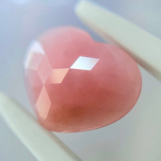 カワイイに尽きる!!ハートキューブのピンクオパール1.445ct✨ゲオちゃん作品🎁お昼のチハルームでご紹介💖