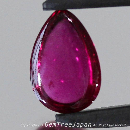 こちらはナント「吉村作品」❗️つるつるカボションのルベライト 1.446ct【到着したての興奮特価】&【吉村デビュー作記念】冷静さを取り戻し次第、通常価格へ変更😅