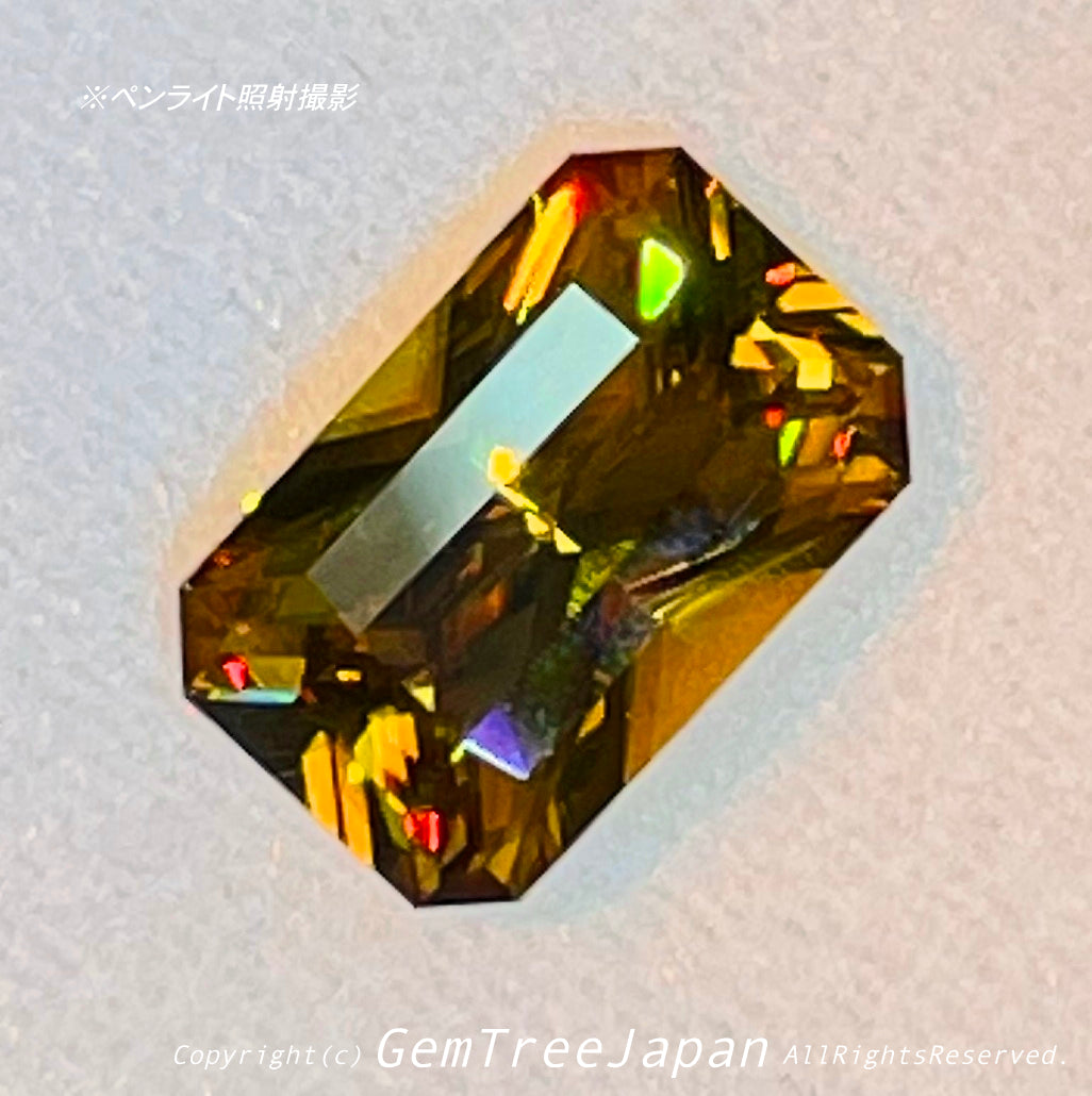 【“みどりの日”特別オークションその2】“こんなスフェーン見たことない”マダガスカルスフェーン1.51ct💎ゲオ先生作品