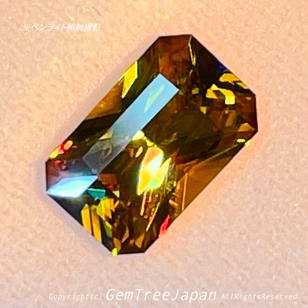【“みどりの日”特別オークションその2】“こんなスフェーン見たことない”マダガスカルスフェーン1.51ct💎ゲオ先生作品