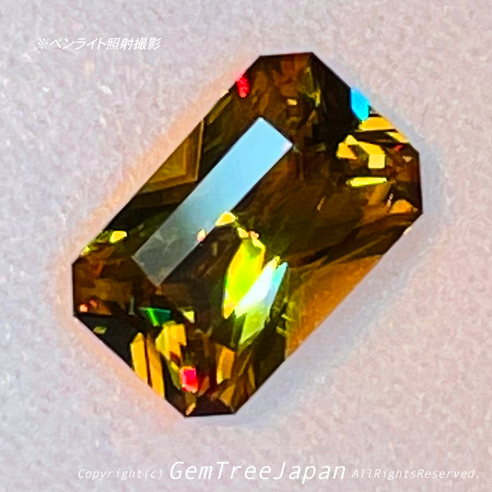 【“みどりの日”特別オークションその2】“こんなスフェーン見たことない”マダガスカルスフェーン1.51ct💎ゲオ先生作品