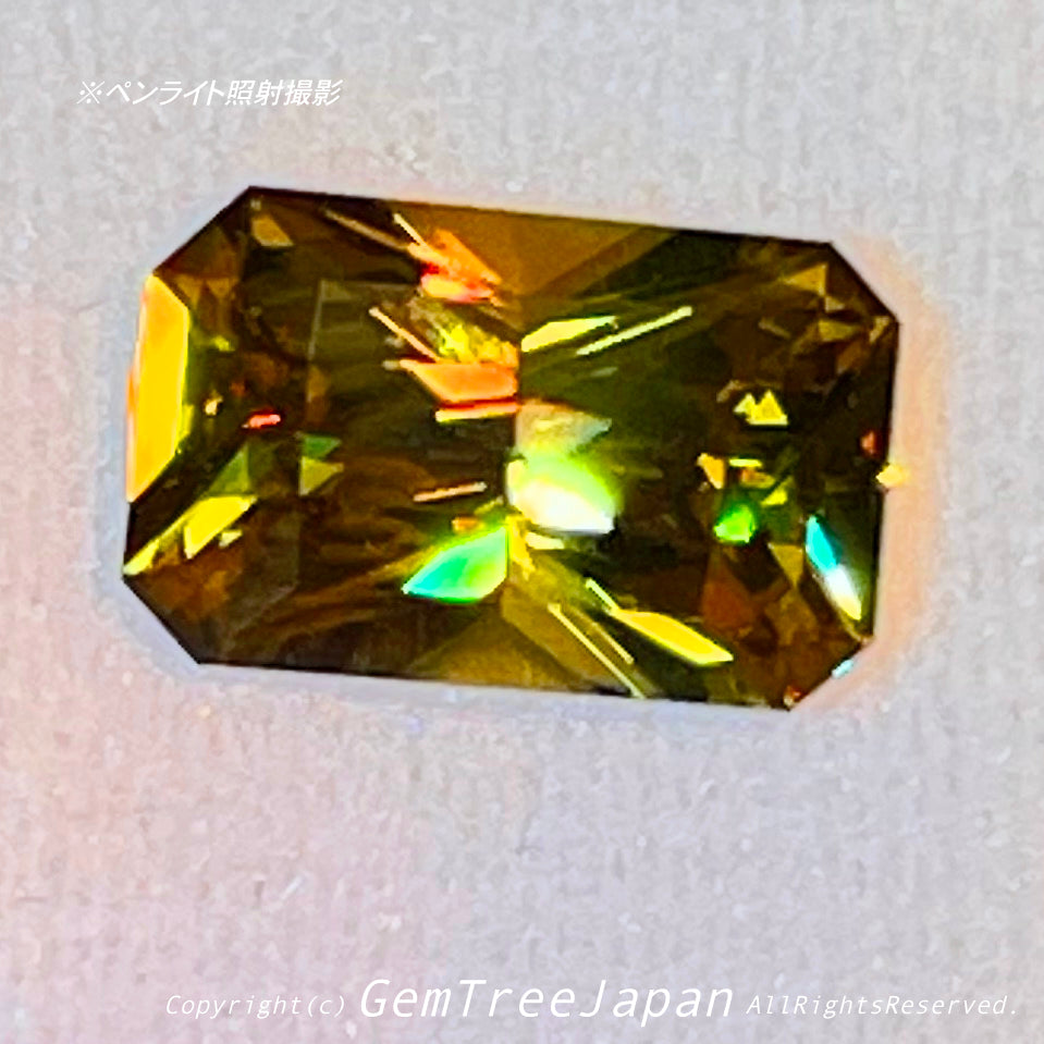 【“みどりの日”特別オークションその2】“こんなスフェーン見たことない”マダガスカルスフェーン1.51ct💎ゲオ先生作品