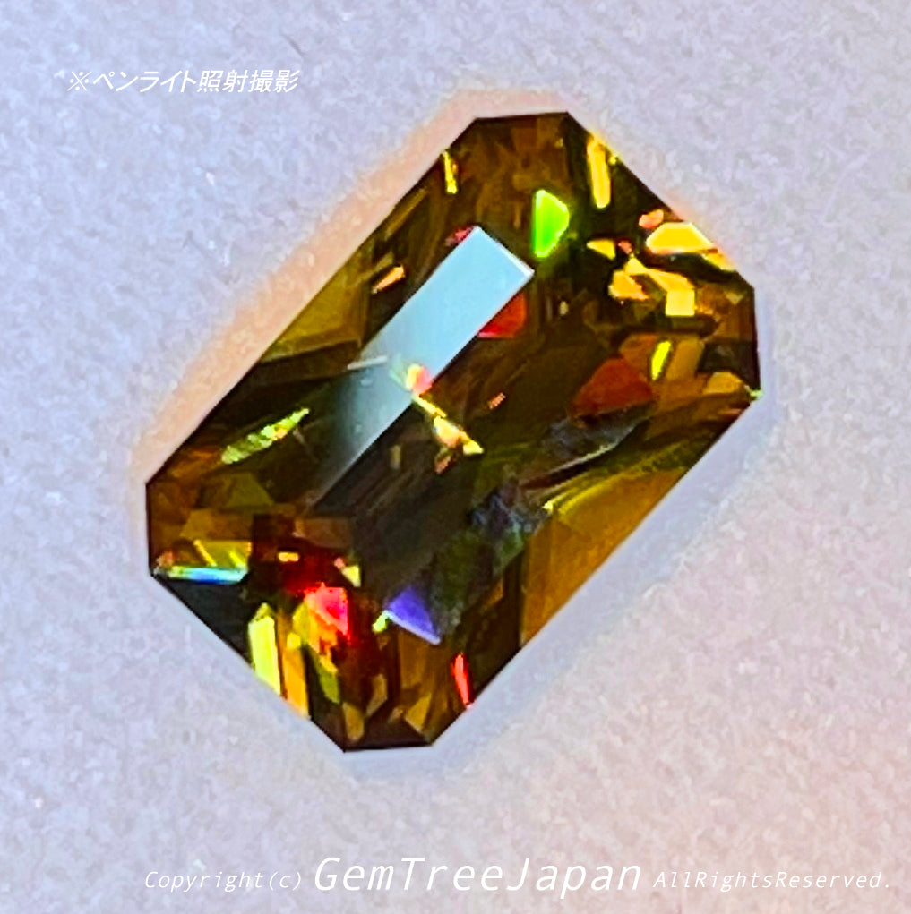 【“みどりの日”特別オークションその2】“こんなスフェーン見たことない”マダガスカルスフェーン1.51ct💎ゲオ先生作品