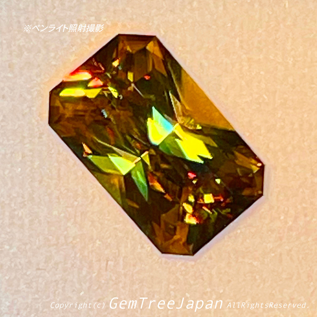 【“みどりの日”特別オークションその2】“こんなスフェーン見たことない”マダガスカルスフェーン1.51ct💎ゲオ先生作品