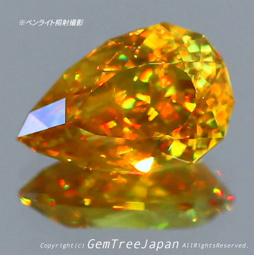 こちらは再撮影・再出品になります👍そこでチョットだけ『伝説のタイムセール』発動❗️擦った揉んだはありましたが綺麗な仕上がりになりました❗️ゲオちゃん作品✨ファンシーペアシェイプスフェーン1.60ct