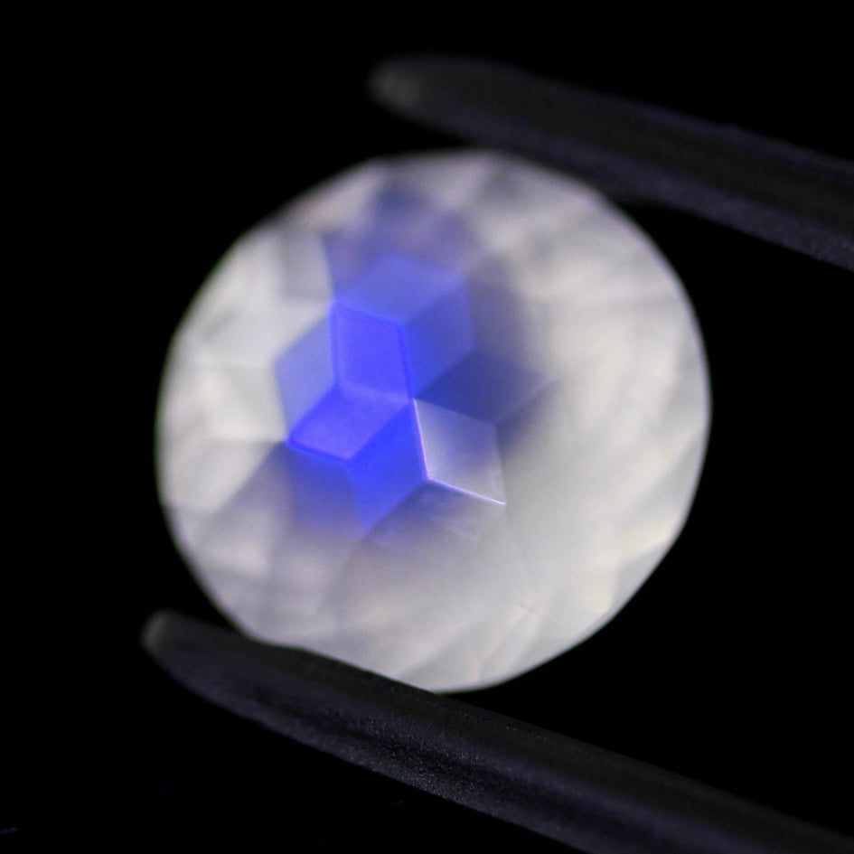ゲオ先生の独自カット作品「キューブスターカット」ムーンストーン1.72ct ✨ 3/18 プレミア配信💎🌳⚡️
