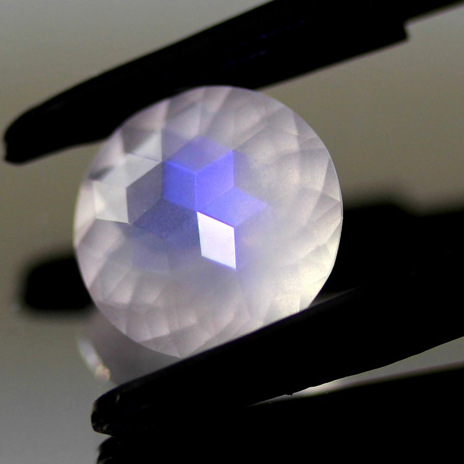 ゲオ先生の独自カット作品「キューブスターカット」ムーンストーン1.72ct ✨ 3/18 プレミア配信💎🌳⚡️