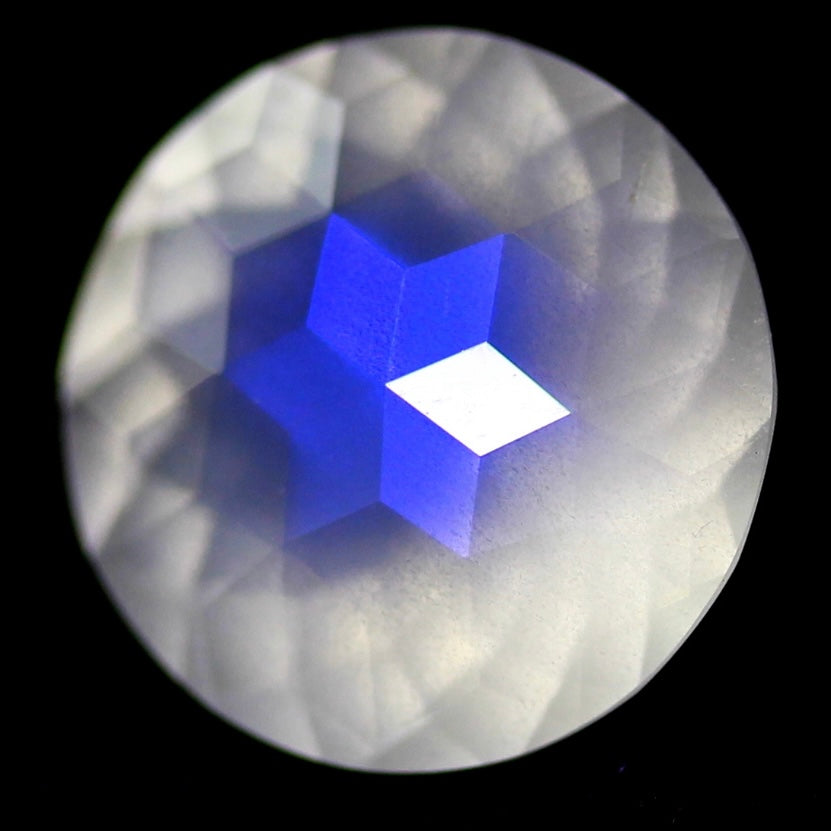 ゲオ先生の独自カット作品「キューブスターカット」ムーンストーン1.72ct ✨ 3/18 プレミア配信💎🌳⚡️
