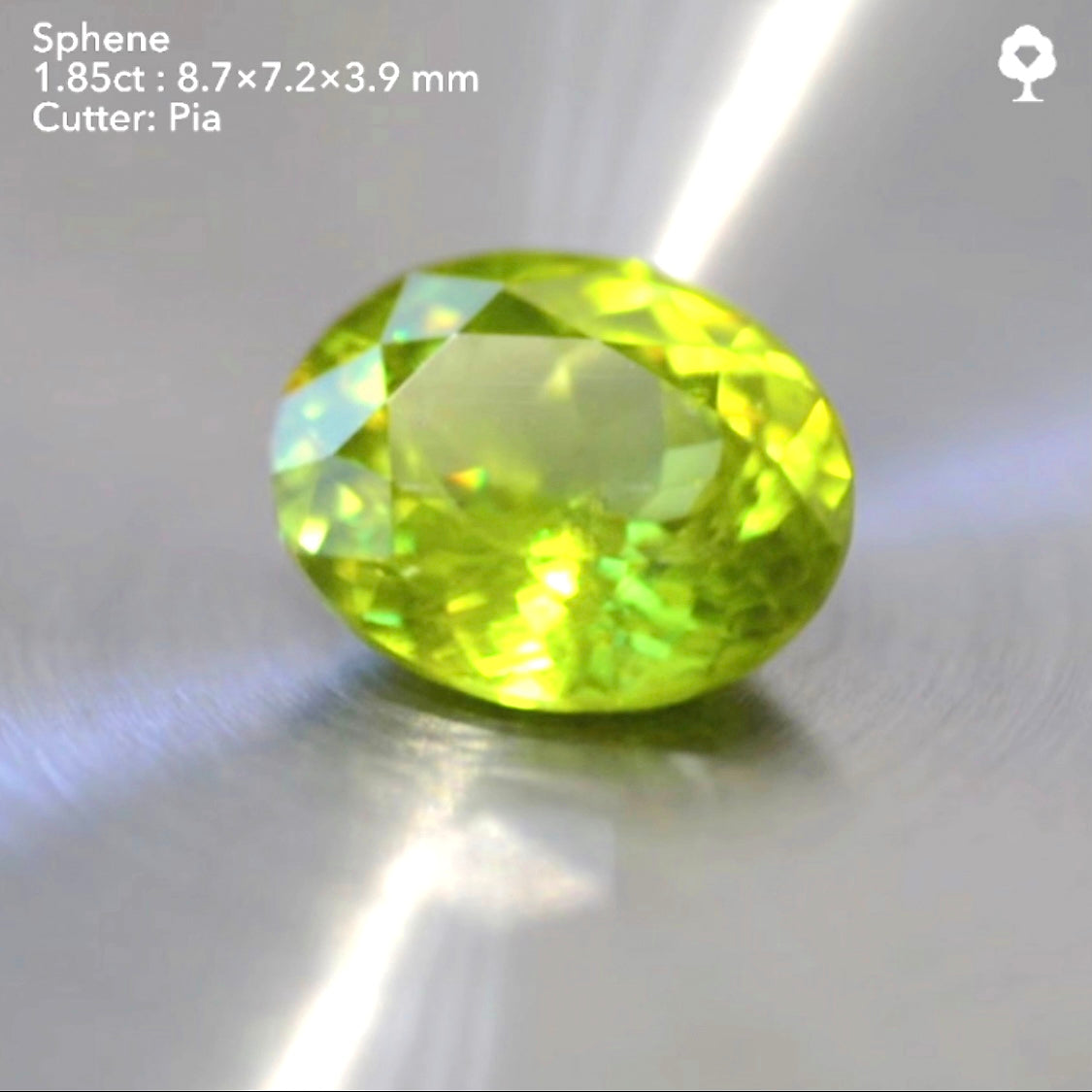 GTJ一押し‼️とまではいかないけど、普通に綺麗で価値あるグリーンスフェーン1.85ct✨ピアッちゃん作品💎再撮影必須案件につき今だけ特価