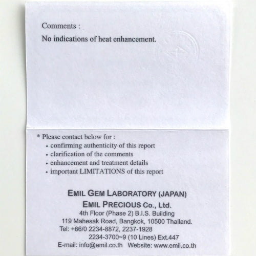 突如開催❗️GTJ名物【時短オークション】マダガスカル産非加熱サファイア1.850ct✨地色の美色“紫”と美蛍光反応💎デンちゃん(社長)作品✨