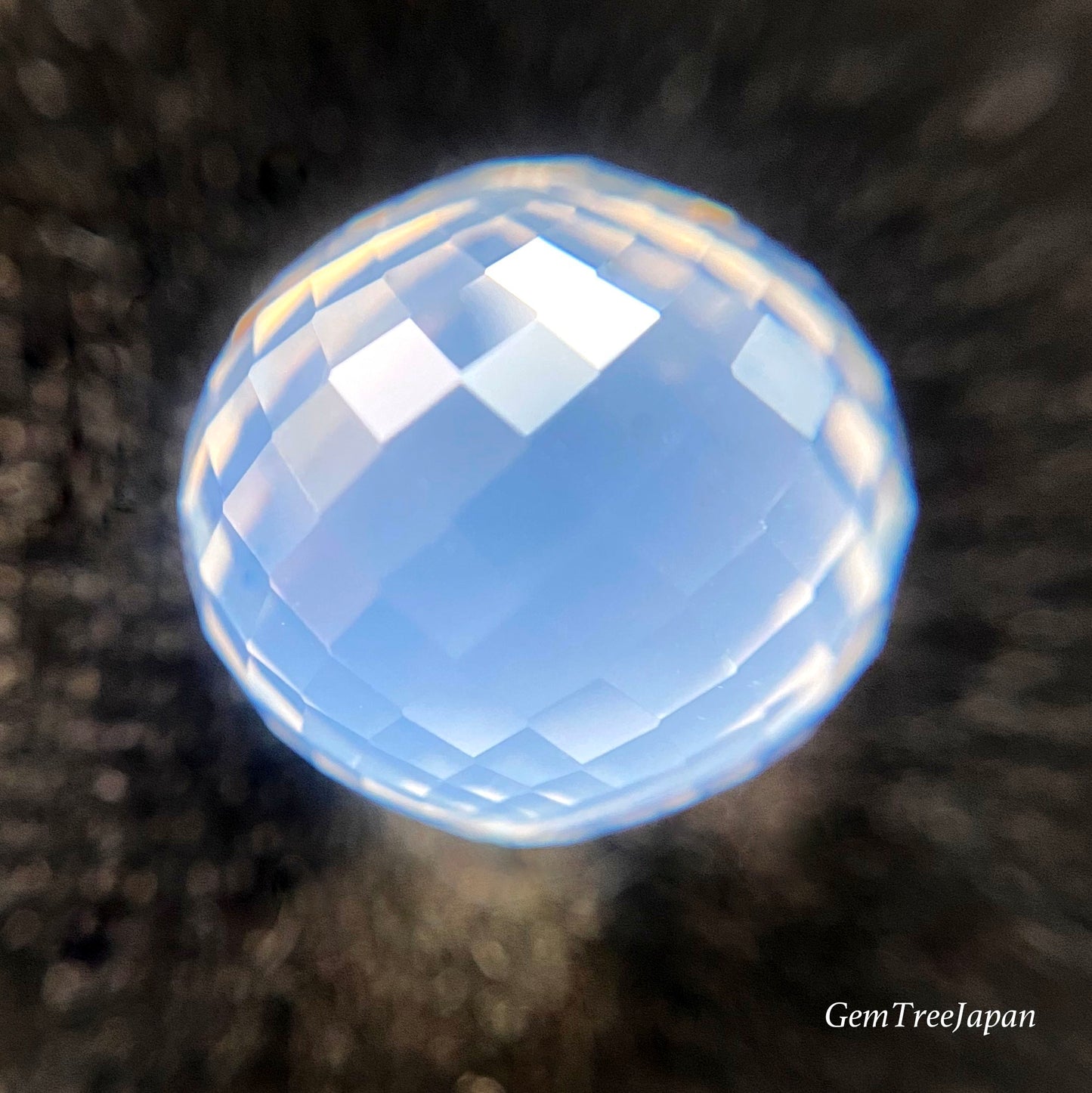 芸術的なミラーボールカット✨ミルキークォーツ 10.64ct 師匠作品💎