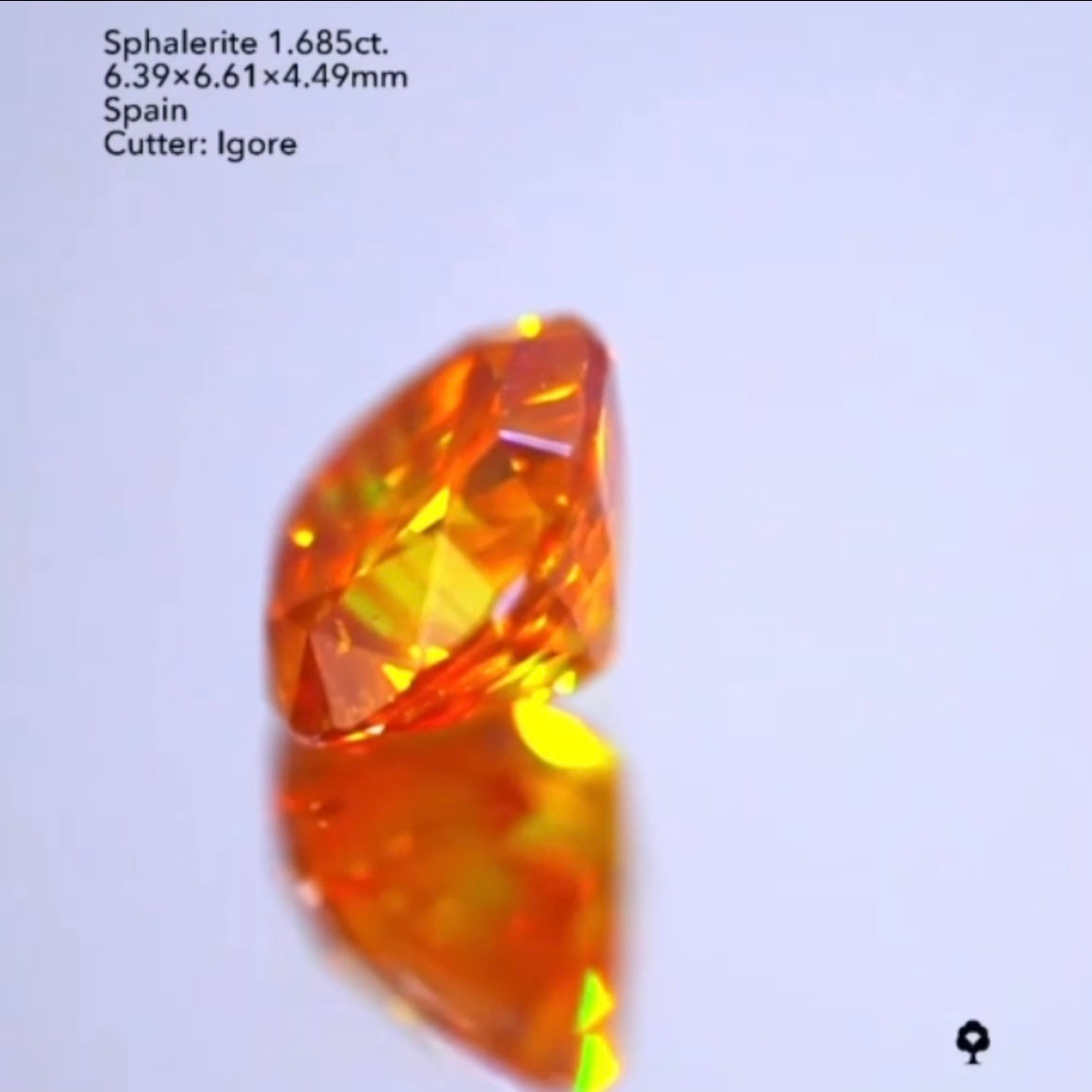 しま模様がステキ🔥スファレライト1.685ct./イガちゃん作品