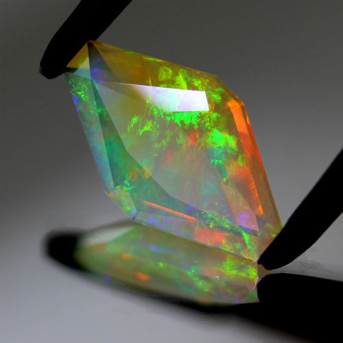 ゲオ先生作品特集「ファンシーカイトカット」エチオピアオパール1.61ct✨ 3/21 プレミア配信💎🌳⚡️