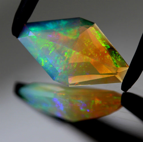 ゲオ先生作品特集「ファンシーカイトカット」エチオピアオパール1.61ct✨ 3/21 プレミア配信💎🌳⚡️