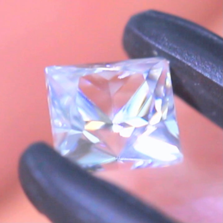 ピアッちゃん作品✨ プリンセスカットジルコン 3個セット💎トータル1ct UP💎3pc合計1.02ct💎 (0.33ct 0.33ct 0.36ct )