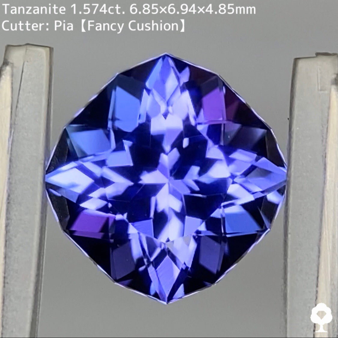 クリスマスオークション🎄【Fancy Cushion】タンザナイト 1.574ct