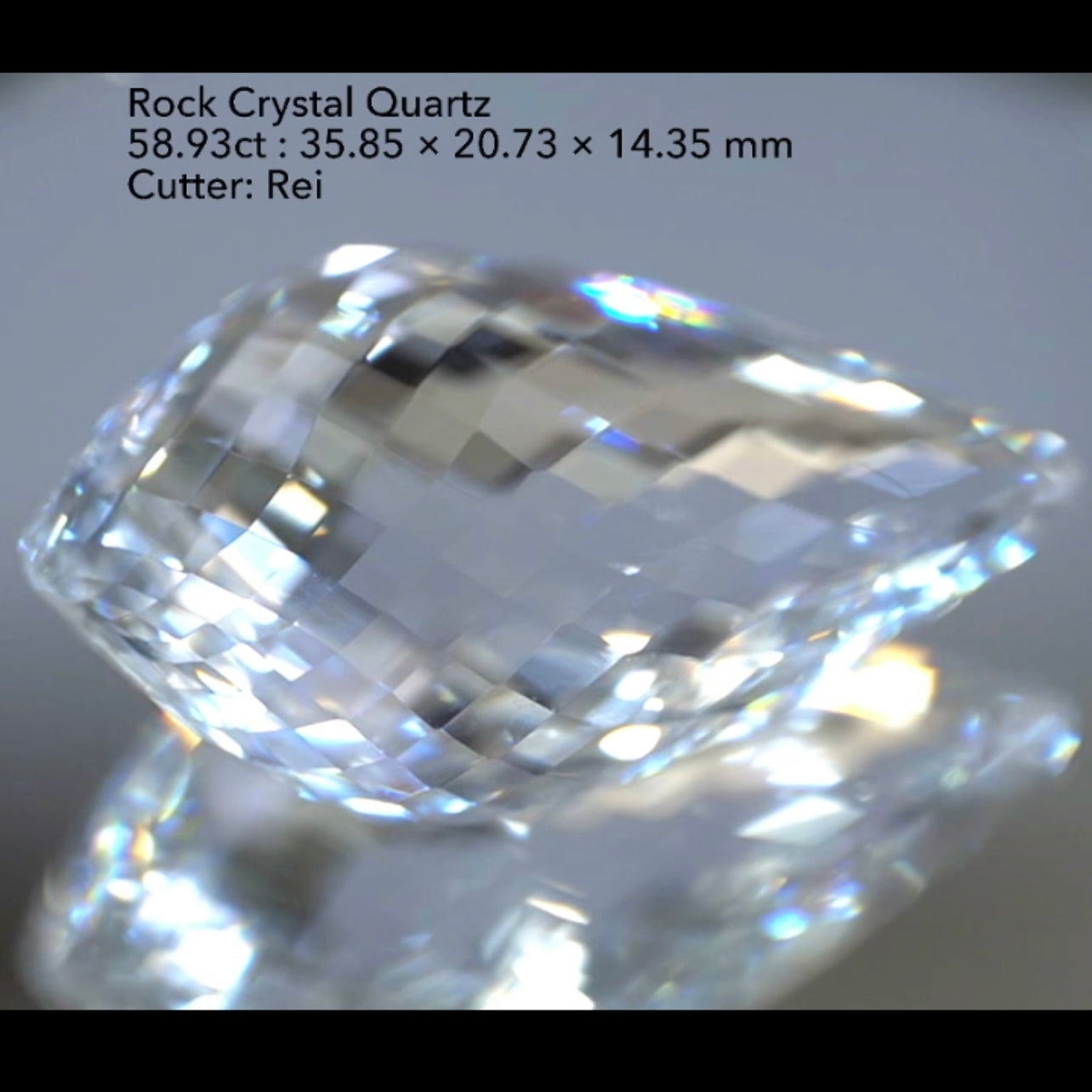 大粒ブリオレッド💧ロッククリスタルクォーツ 58.93ct✨レイちゃん作品💎
