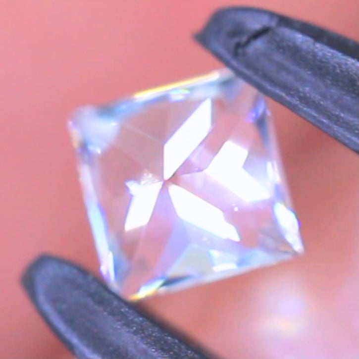 ピアッちゃん作品✨ プリンセスカットジルコン 3個セット💎トータル1ct UP💎3pc合計1.02ct💎 (0.33ct 0.33ct 0.36ct )