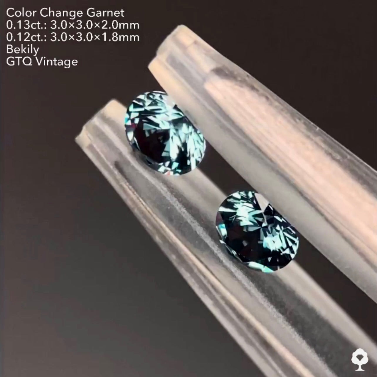 No.1️⃣5️⃣ベキリー(カラーチェンジ)ガーネット0.12ct/0.13ct❤️🔥全サイトで販売スタートLive💎✨❤️🔥🔦