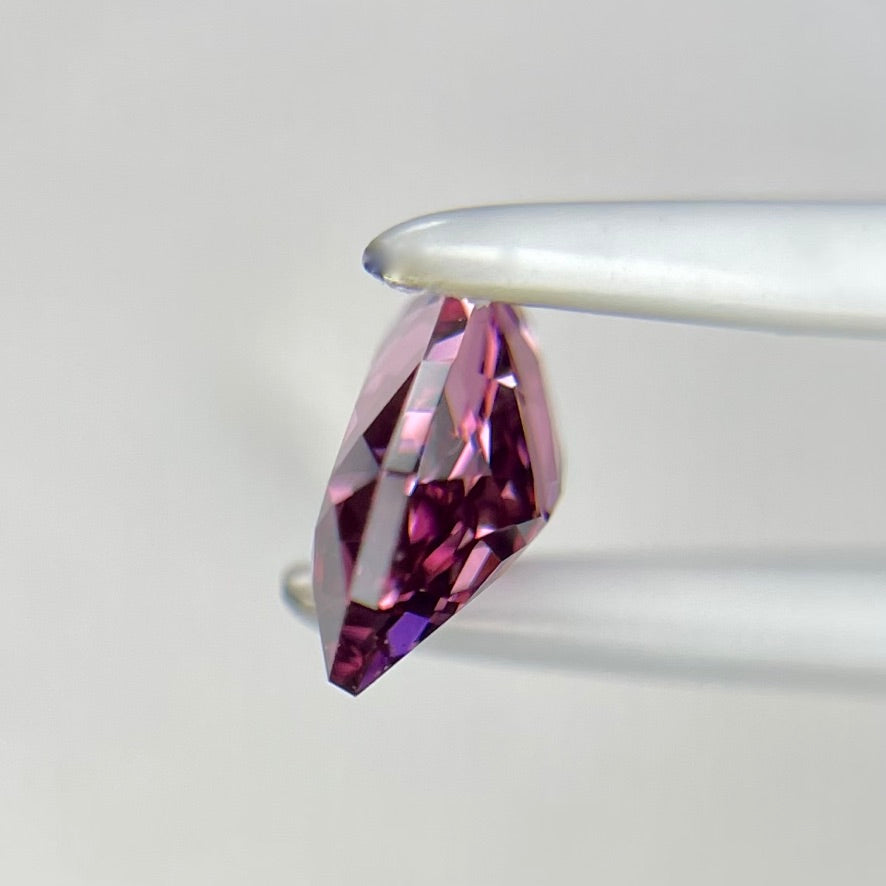 リボンが舞うような見事なダブリング🎀ピンキッシュパープルスピネル1.370ct💜ピアッちゃん作品【コランダム夏祭り🔥先駆け特価‼️】