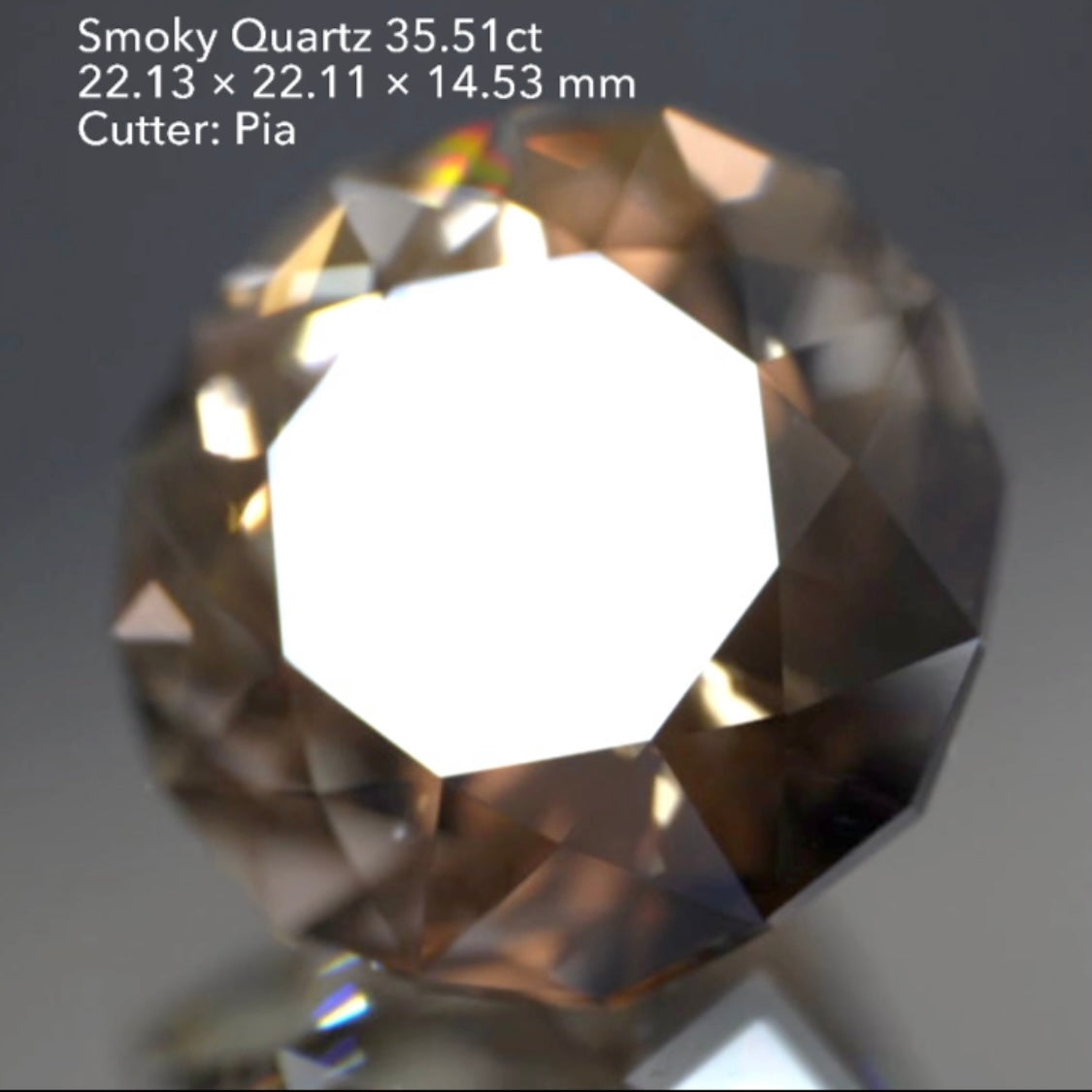 ★ユサシゴロー加入記念★支援ハラキリ1円オークション★ギザギザしたガードルにご注目👍大粒スモーキークォーツ35.51ct✨12/8スタート〜1/8終了🤣 ピアッちゃん作品