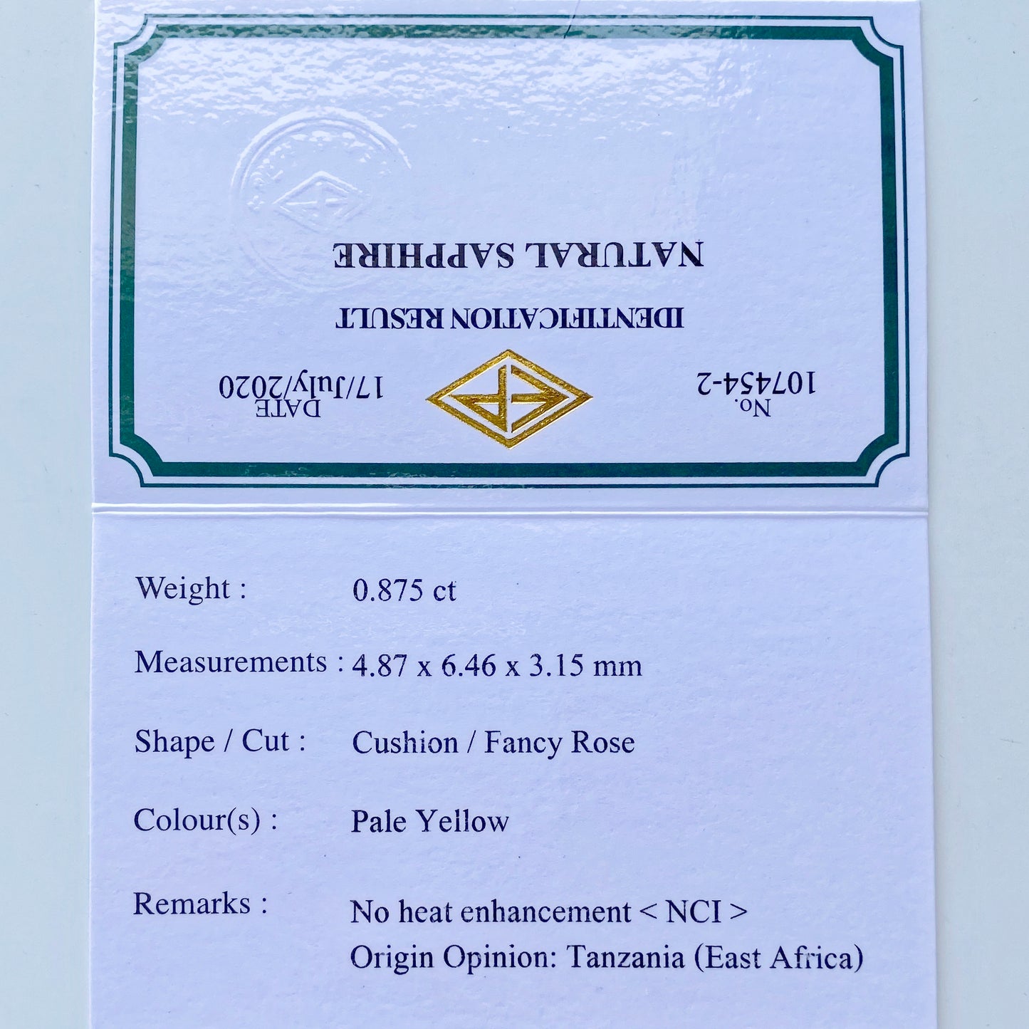 半端ないカラーレスの煌めき✨非加熱サファイア0.875ct✨ピアっちゃん作品💎タンザニア代表🇹🇿GTQ Olympic 2020大会6日目🎊第11種目🌲魅力的な“即決価格”付き✌️8月3日「12時34分終了」となります⏰