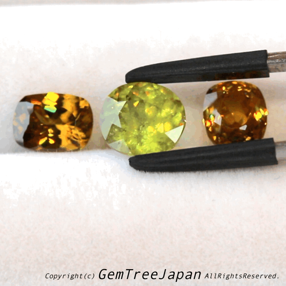 マダガスカル産スフェーン2.03ct✨3個セットをバラバラにしてオークションでご紹介🔨😉❗️