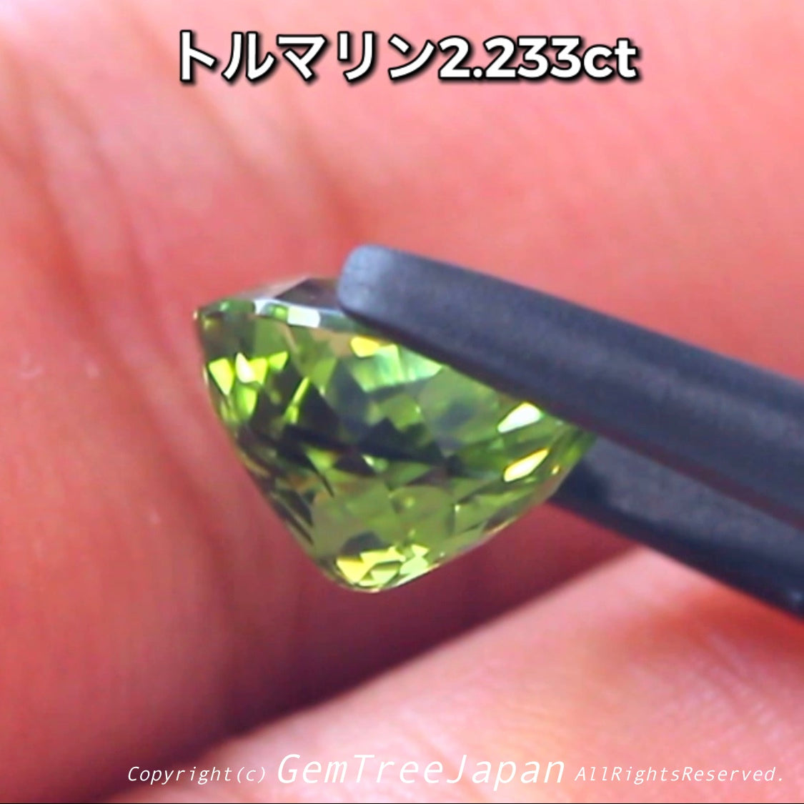 “ピアっちゃん作品”✨美色グリーントルマリン2.233ct♫【到着したての興奮特価】冷静さを取り戻し次第、通常価格へ変更😅